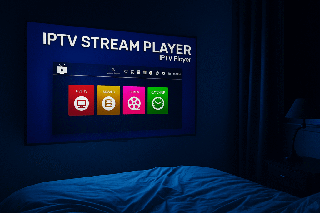 afficher iptv stream player sur smart tv