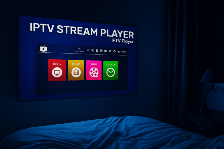 afficher iptv stream player sur smart tv